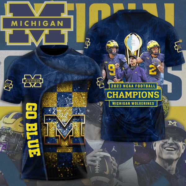 Michigan Wolverines Football 3D Apparel - HOATT 4166