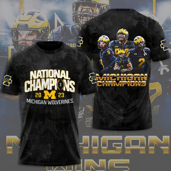 Michigan Wolverines Football 3D Apparel - HOATT 4179