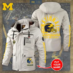 Personalized Michigan Wolverines Football 2D Parka Jacket - TANTN 4119