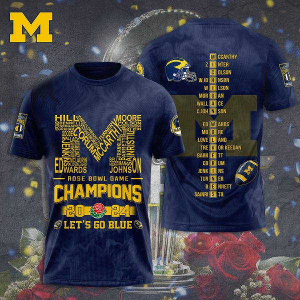 Michigan Wolverines Football 3D Apparel - TANTN 4010