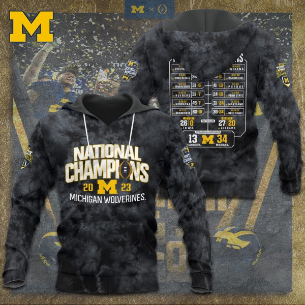 Michigan Wolverines Football 3D Apparel - TANTN 4105