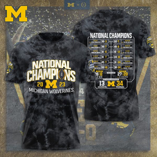 Michigan Wolverines Football 3D Apparel - TANTN 4105