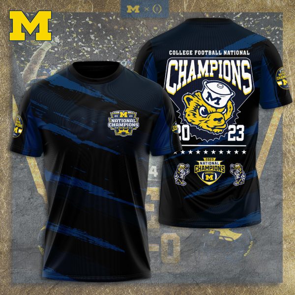 Michigan Wolverines Football 3D Apparel - TANTN 4106