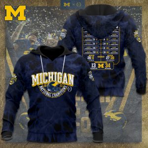 Michigan Wolverines Football 3D Apparel - TANTN 4107