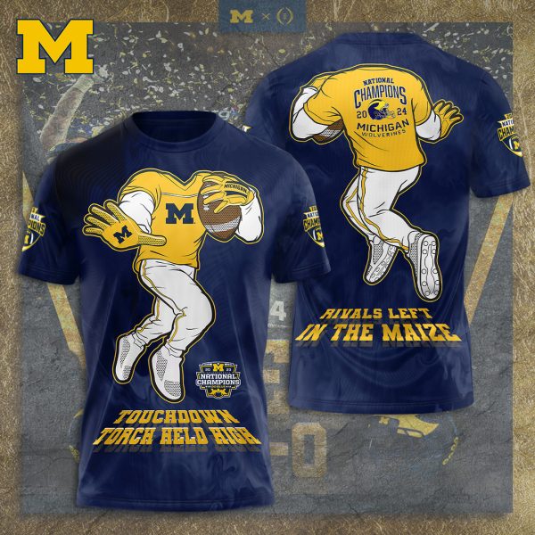 Michigan Wolverines Football 3D Apparel - TANTN 4117