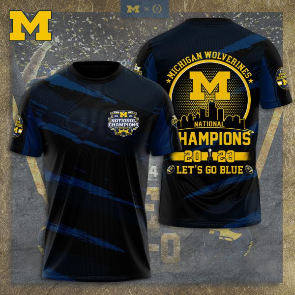 Michigan Wolverines Football 3D Apparel - TANTN 4128