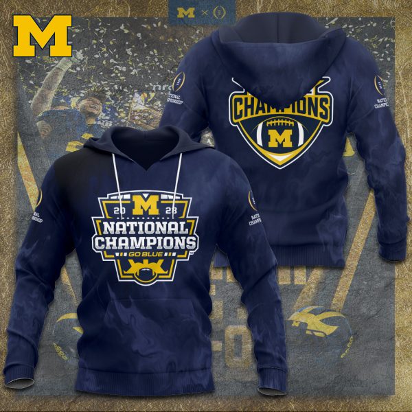 Michigan Wolverines Football 3D Apparel - TANTN 4129