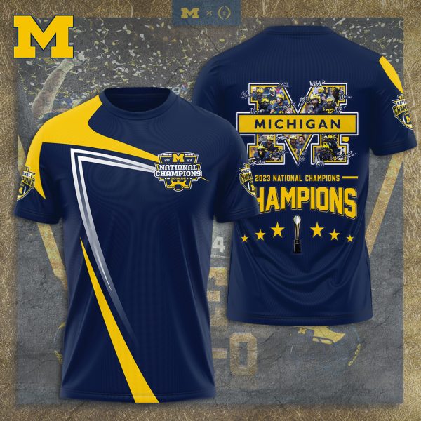 Michigan Wolverines Football 3D Apparel - TANTN 4162