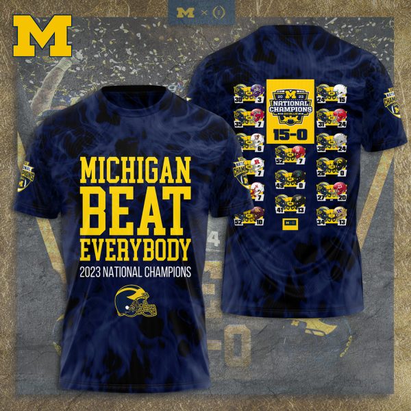 Michigan Wolverines Football 3D Apparel - TANTN 4304