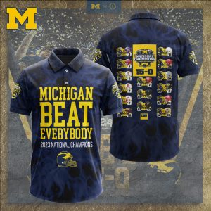 Michigan Wolverines Football 3D Apparel - TANTN 4304