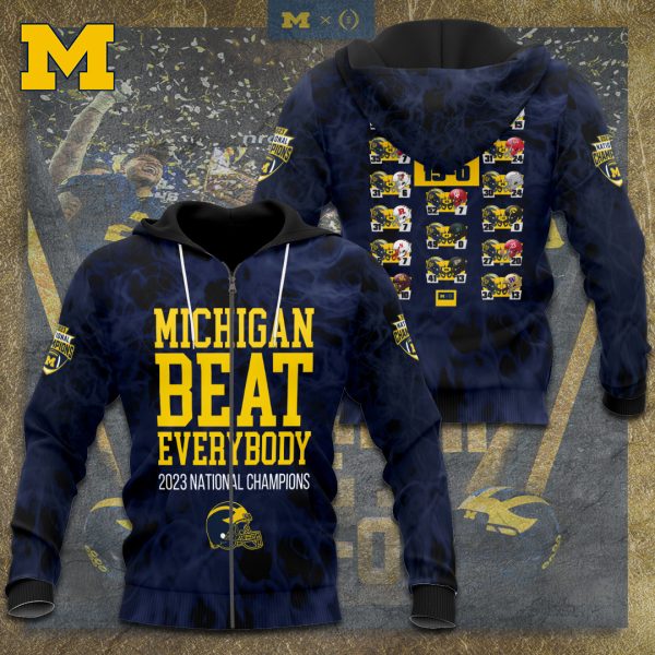 Michigan Wolverines Football 3D Apparel - TANTN 4304