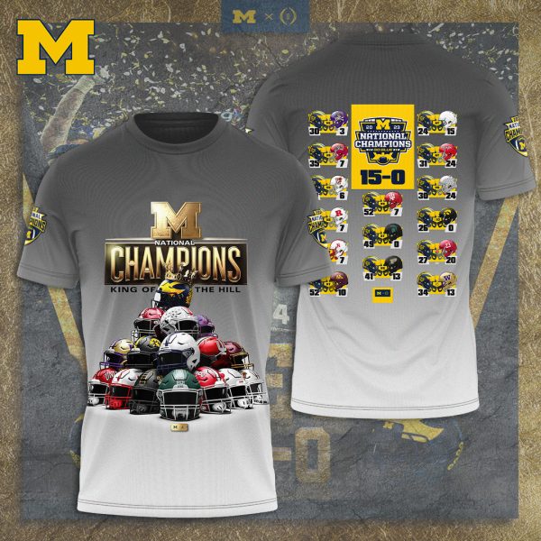 Michigan Wolverines Football 3D Apparel - TANTN 4315