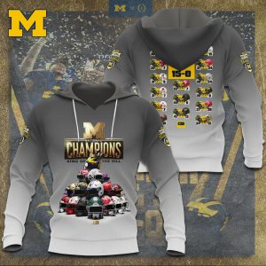 Michigan Wolverines Football 3D Apparel - TANTN 4315