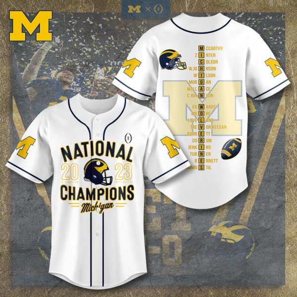 Michigan Wolverines Football Baseball Jersey - TANTN 4185