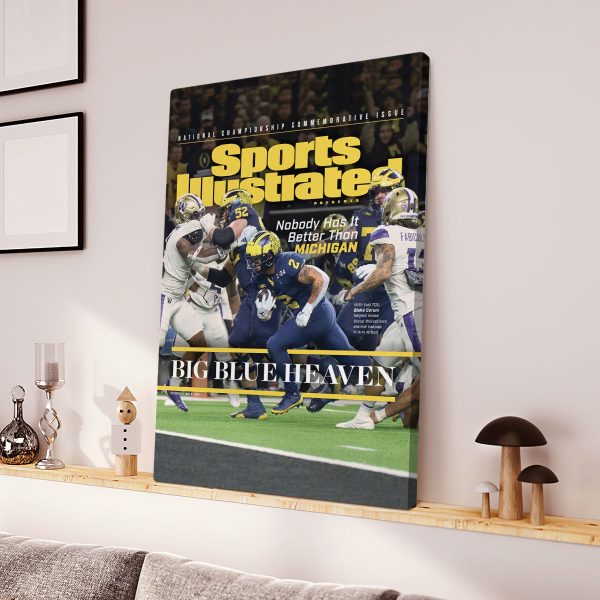 Michigan Wolverines Football Canvas - TANTN 4289