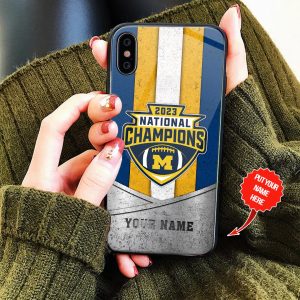 Personalized Michigan Wolverines Football Phone Case - TANTN 4130