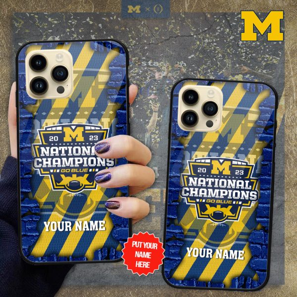 Personalized Michigan Wolverines Football Phone Case - TANTN 4131