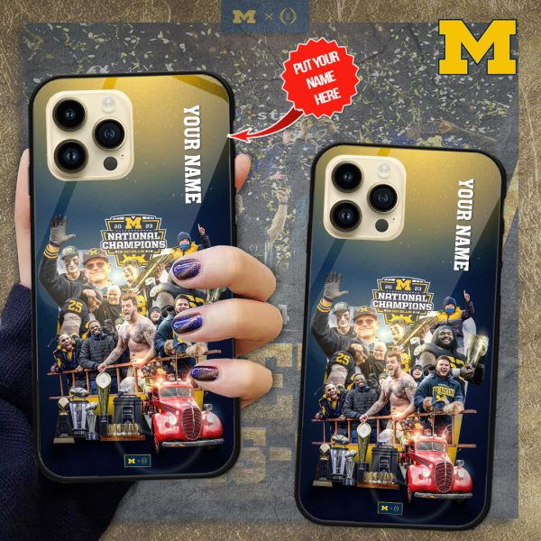 Personalized Michigan Wolverines Football Phone Case - TANTN 4262