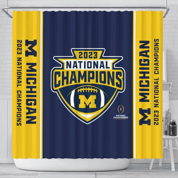 Michigan Wolverines Football Shower Curtains - TANTN 4317