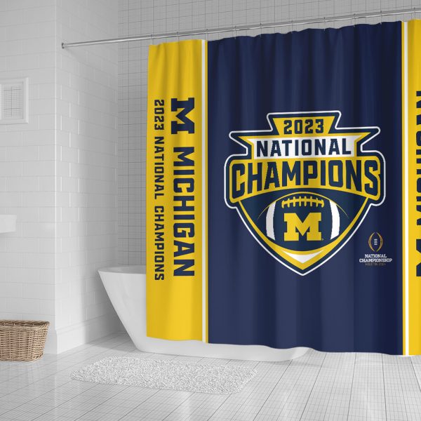 Michigan Wolverines Football Shower Curtains - TANTN 4317