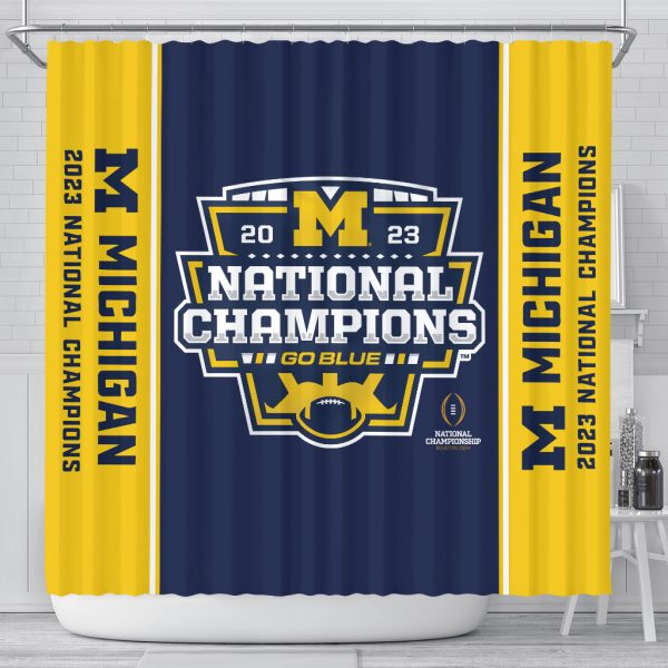 Michigan Wolverines Football Shower Curtains - TANTN 4318