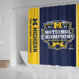 Michigan Wolverines Football Shower Curtains - TANTN 4318