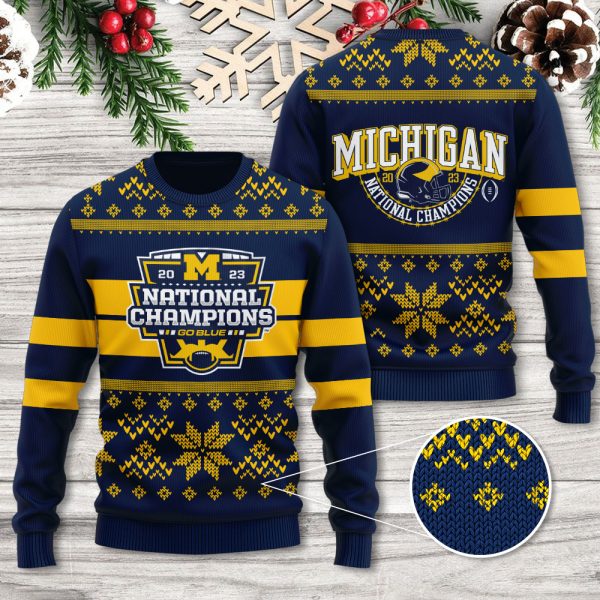 Michigan Wolverines Football 3D Ugly Sweater - TANTN 4158