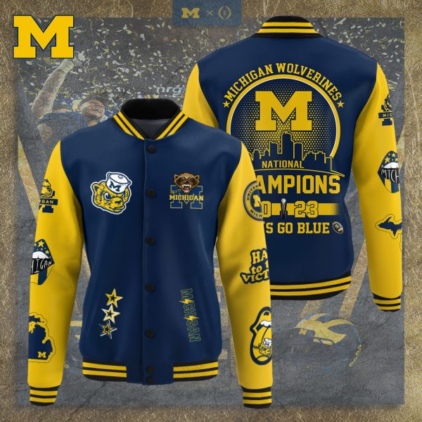 Michigan Wolverines Football Varsity Jacket - TANTN 4144