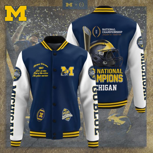 Michigan Wolverines Football Varsity Jacket - TANTN 4214