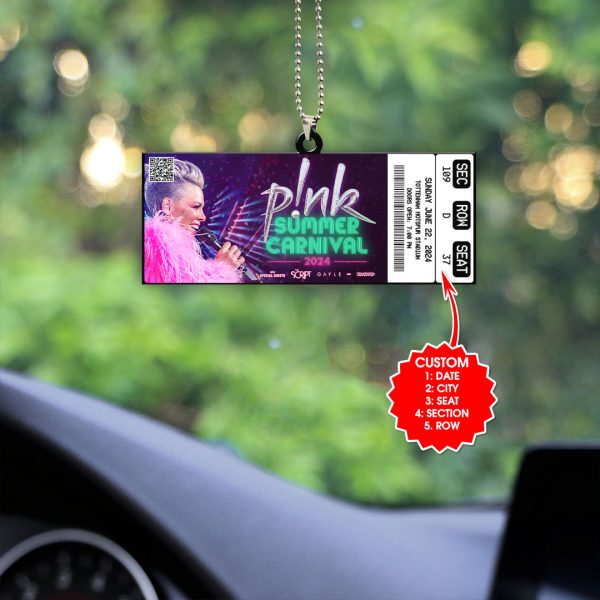 Personalized P!nk Custom Shape 1-sided Acrylic Car Ornament - MAITM 5623