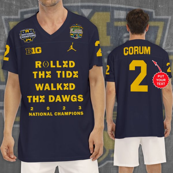 Personalized Michigan Wolverines Football 3D Football Jersey - VANDH 2269