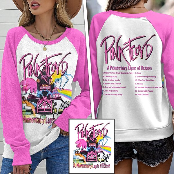 Pink Floyd Round Neck Raglan Sleeve Sweatshirt – MAITM 5640