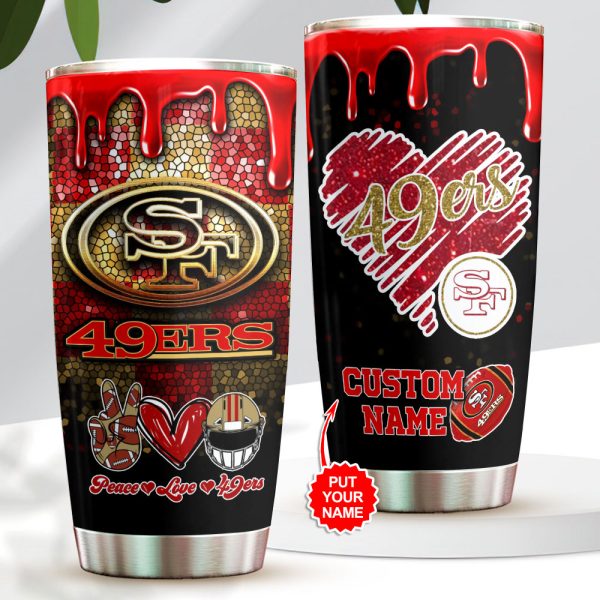 Personalized San Francisco 49ers Tumbler Cup - TANTN 4412