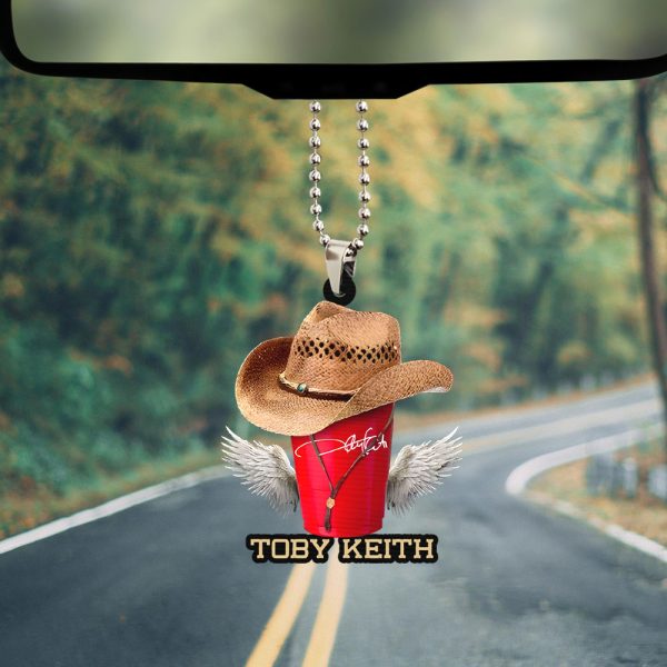 Toby Keith Custom Shape 1-sided Acrylic Car Ornament - TANTN 4624