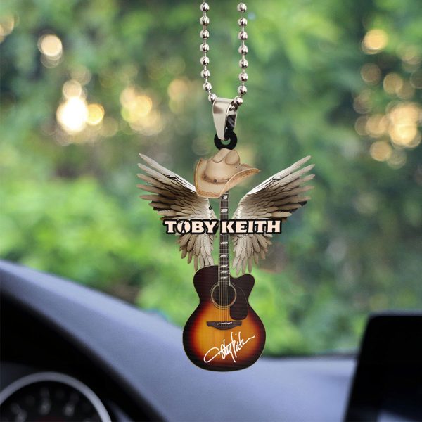 Toby Keith Custom Shape 2-sided Acrylic Car Ornament - TANTN 4623