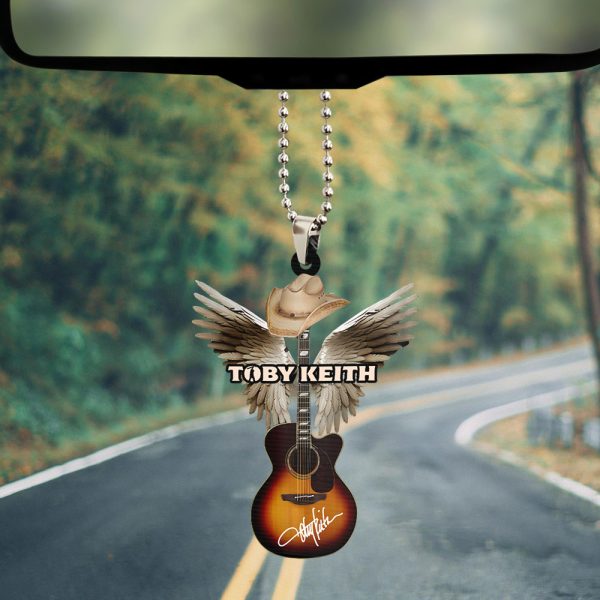 Toby Keith Custom Shape 2-sided Acrylic Car Ornament - TANTN 4623