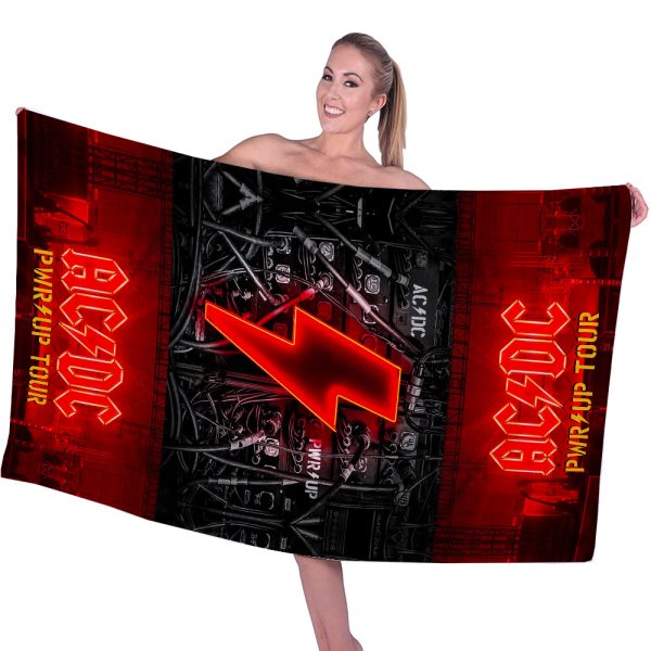 AC/DC Rectangle Beach Towel - MAITM 5844