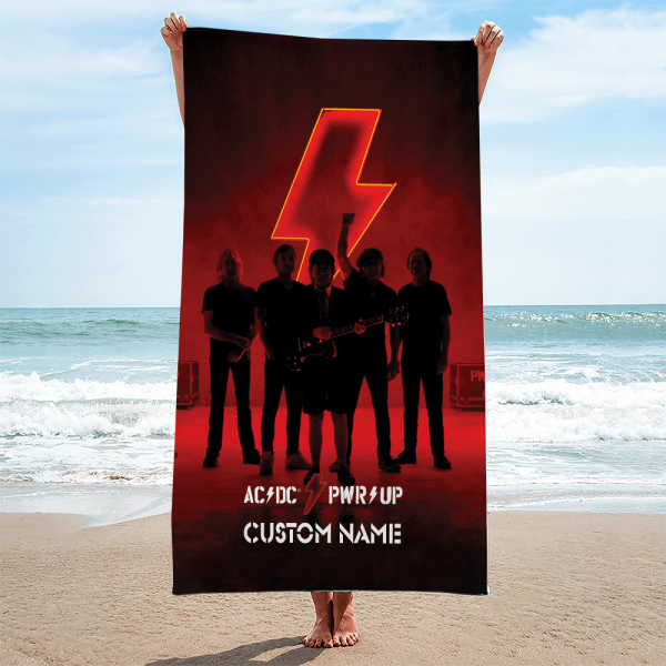 AC/DC Rectangle Beach Towel - TANTN 4640