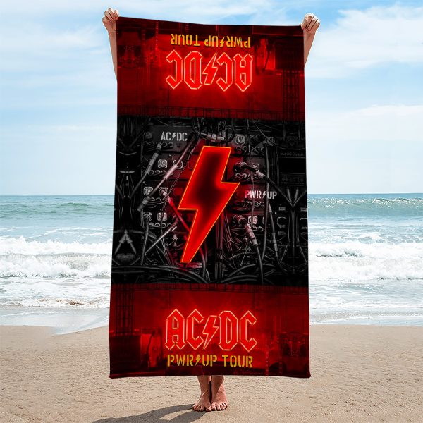 AC/DC Rectangle Beach Towel - MAITM 5844