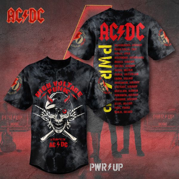 AC/DC Baseball Jersey - TANTN 4603