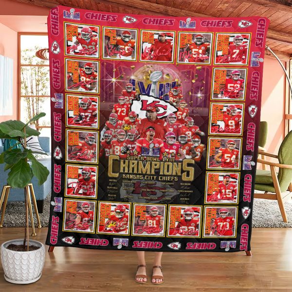 Kansas City Chiefs Quilt Blanket - ANHNV 3744