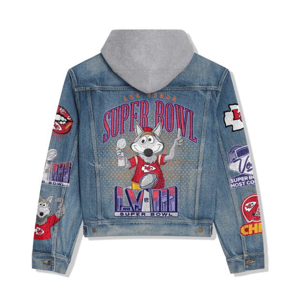 Kansas City Chiefs Women's Denim Hood Jacket - ANHNV 3751