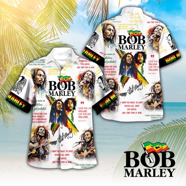 Bob Marley 3D Hawaii Shirt - ANHNV 3790