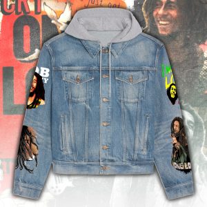 Bob Marley Women's Denim Hood Jacket - ANHNV 3792