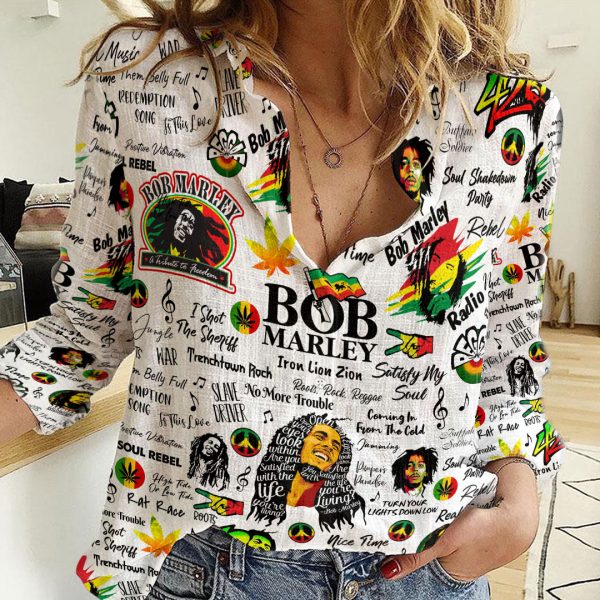 Bob Marley 3D Linen Shirt - ANHNV 3807