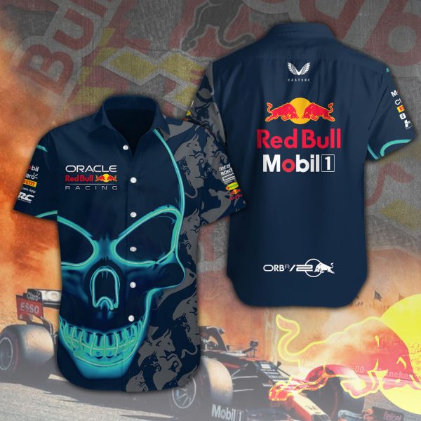 Red Bull Racing F1 Short Sleeve Dress Shirt - ANHNV 3814