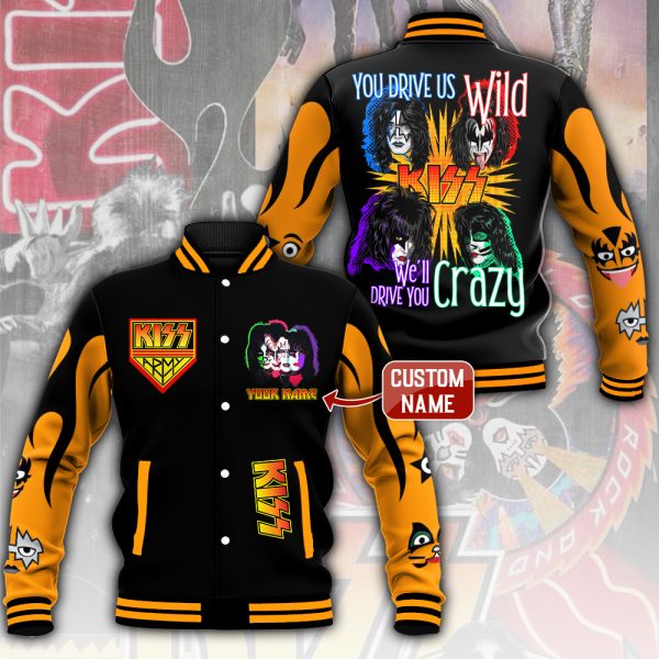 Personalized Kiss Band Varsity Jacket - ANHNV 3822