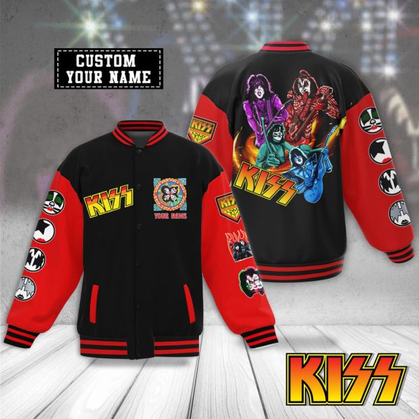 Personalized Kiss Band Varsity Jacket - ANHNV 3823