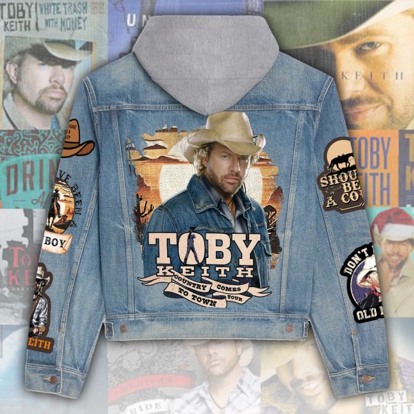 Toby Keith Women's Denim Hood Jacket - ANHNV 3830