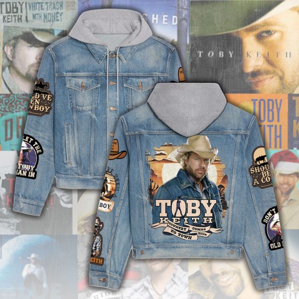 Toby Keith Women's Denim Hood Jacket - ANHNV 3830